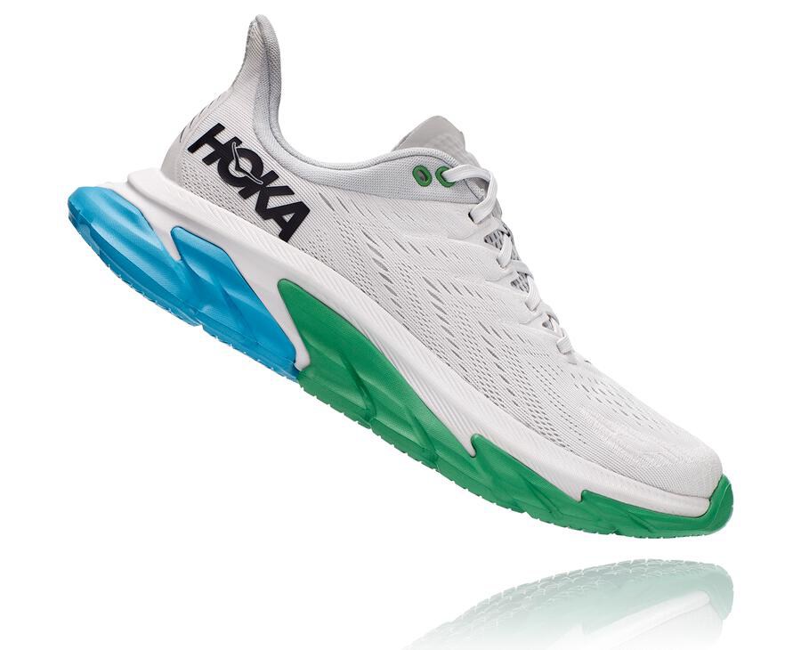 Hoka Australia One One Clifton Edge - Mens Running Shoes White - RYFON-6920